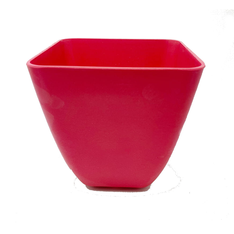 Macetero Bio Cuadrado Coral 3