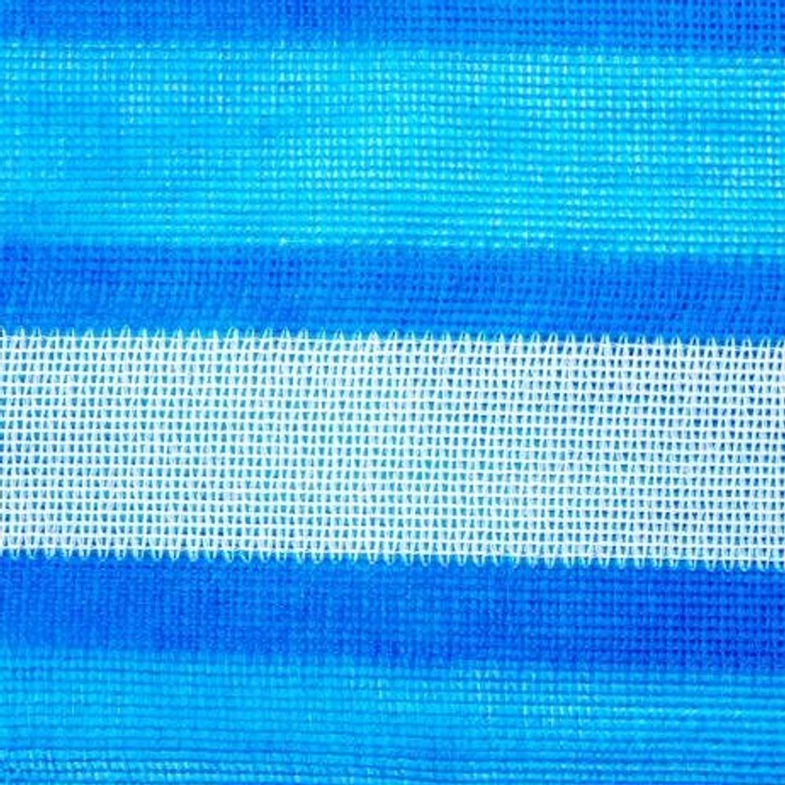 Malla Rachel Franj. 80% Azul/Blanco  2.10 X 5 Mts 2