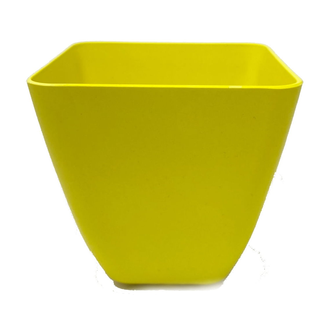 Macetero Bio Cuadrado Amarillo 4