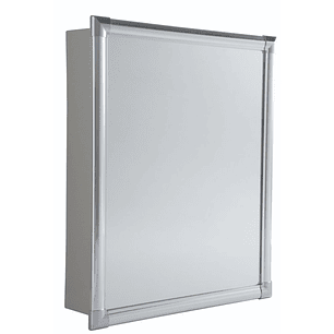 Botiquin Plastico C/Perfil Alum. 32X37X10Cm.