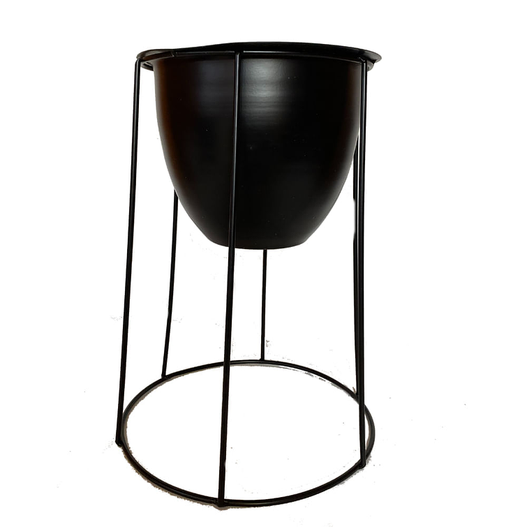Macetero Pedestal Metal 1