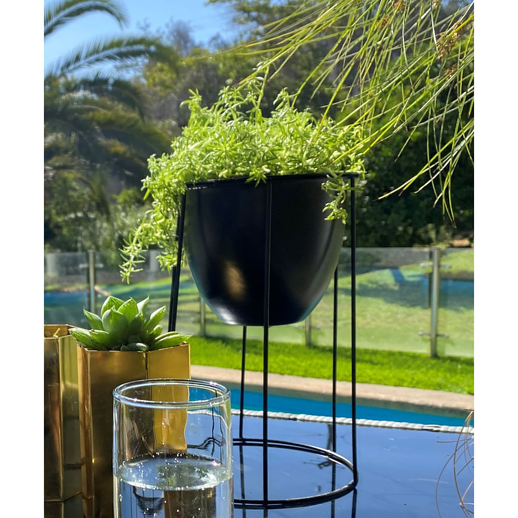 Macetero Pedestal Metal 3
