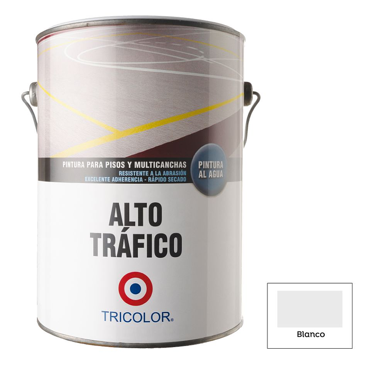 Pintura Tric. Alto Trafico Al Agua Blanca Gl. 1