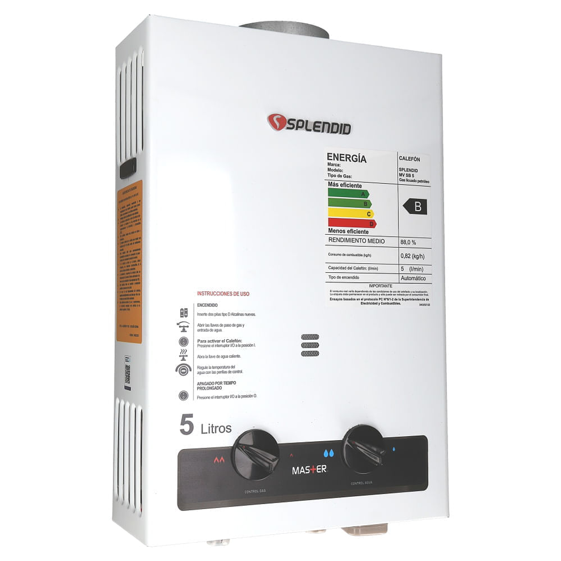 Calefont Splendid 5 Lt.Ionizado Master 2