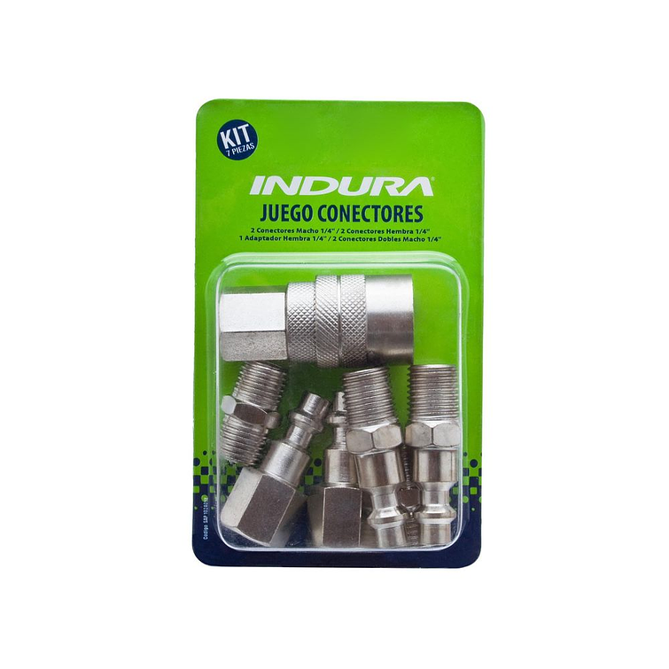 Juego Conectores P/Compresor Indura -7Pzas. 1
