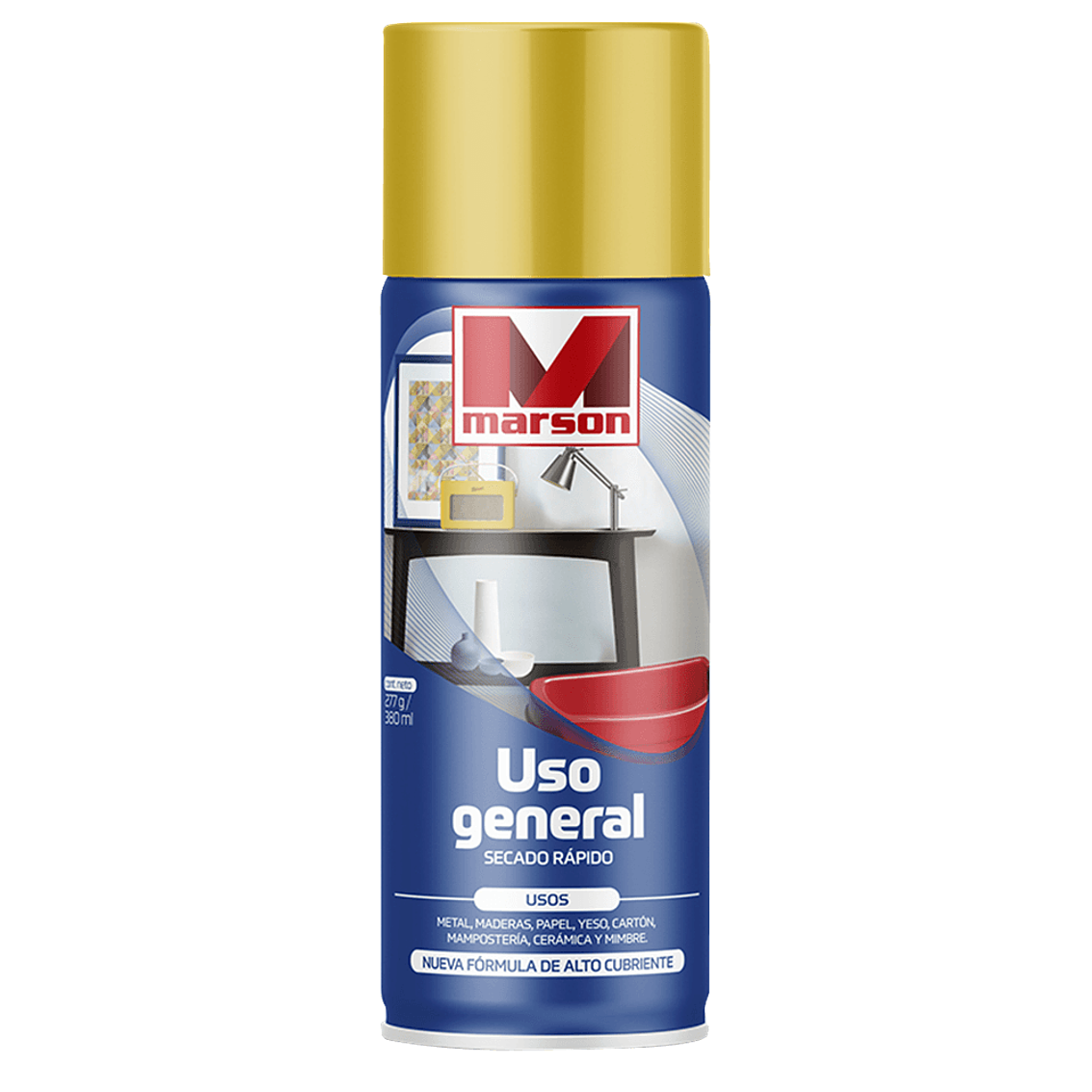 Esmalte Spray Marson Amarillo 1