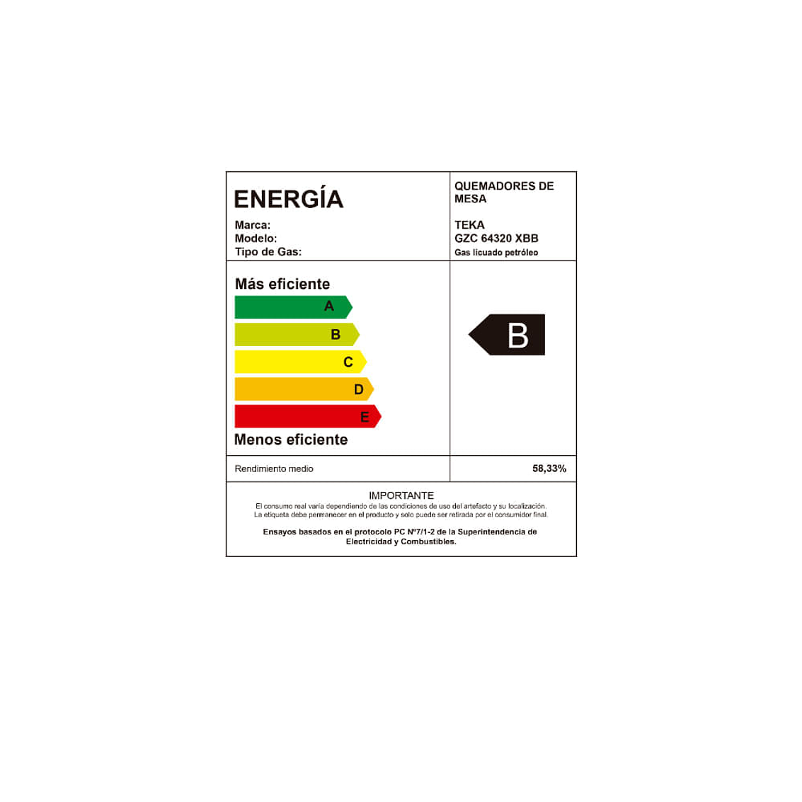 Encimera Cristalgas Gzc 64320 Xbb London Brick 6