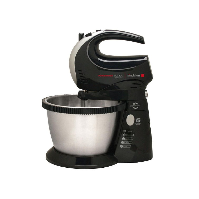 Batidora Con Bowl B-5300In Inox 300W, Sindelen 1