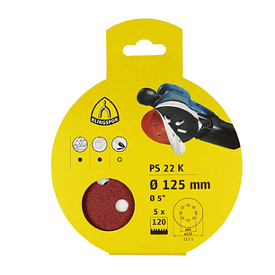 Display Discos De Lija 5 Pzs Grano # 120