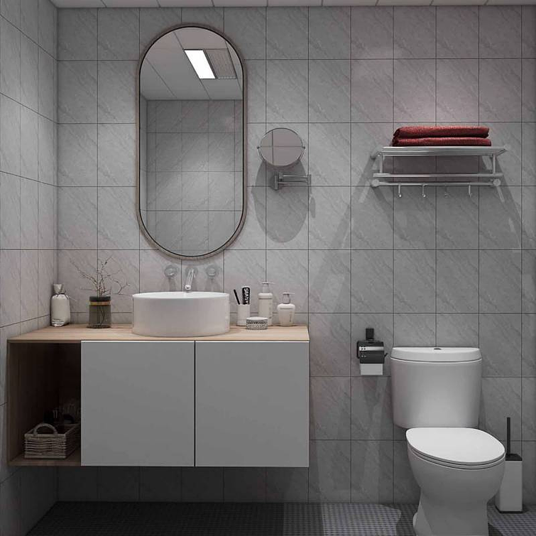 Ceramica Rohoi 20X30 Blanca/Marmoleada Gris Muro [1,5M2 X Caja] 4