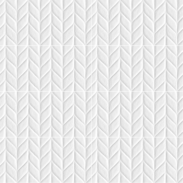 Ceramica Klipen 30X60 Ice Deco Chevron Brillante [1,44 Mt2 X Caja] 1
