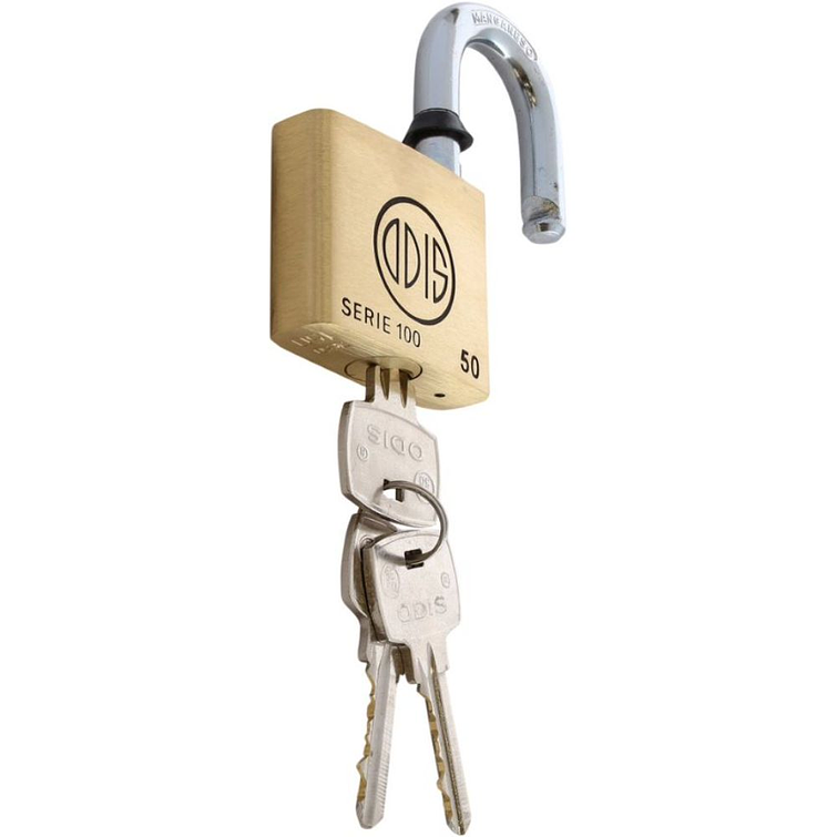 Candado Odis Bronce Liso 150 50Mm. Display 3