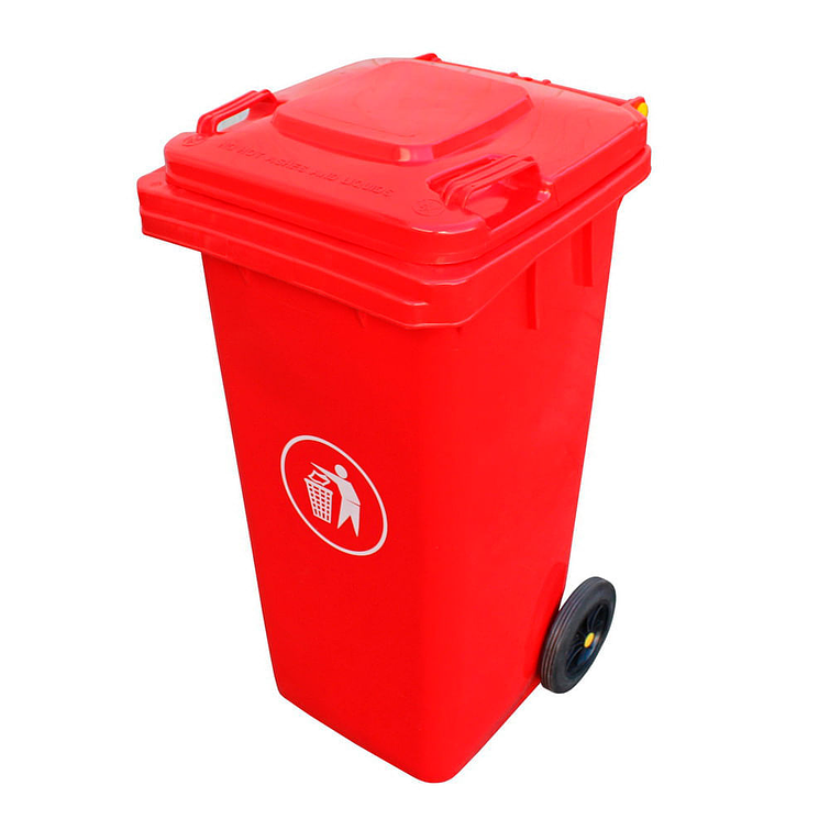 Contenedor Basura 240 Lts Rojo 1