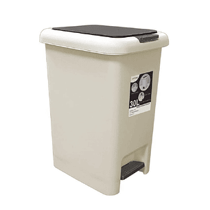 Basurero 30 Lts Beige