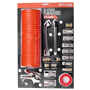 Kit De Accesorios 20 Piezas Para Compresor.
