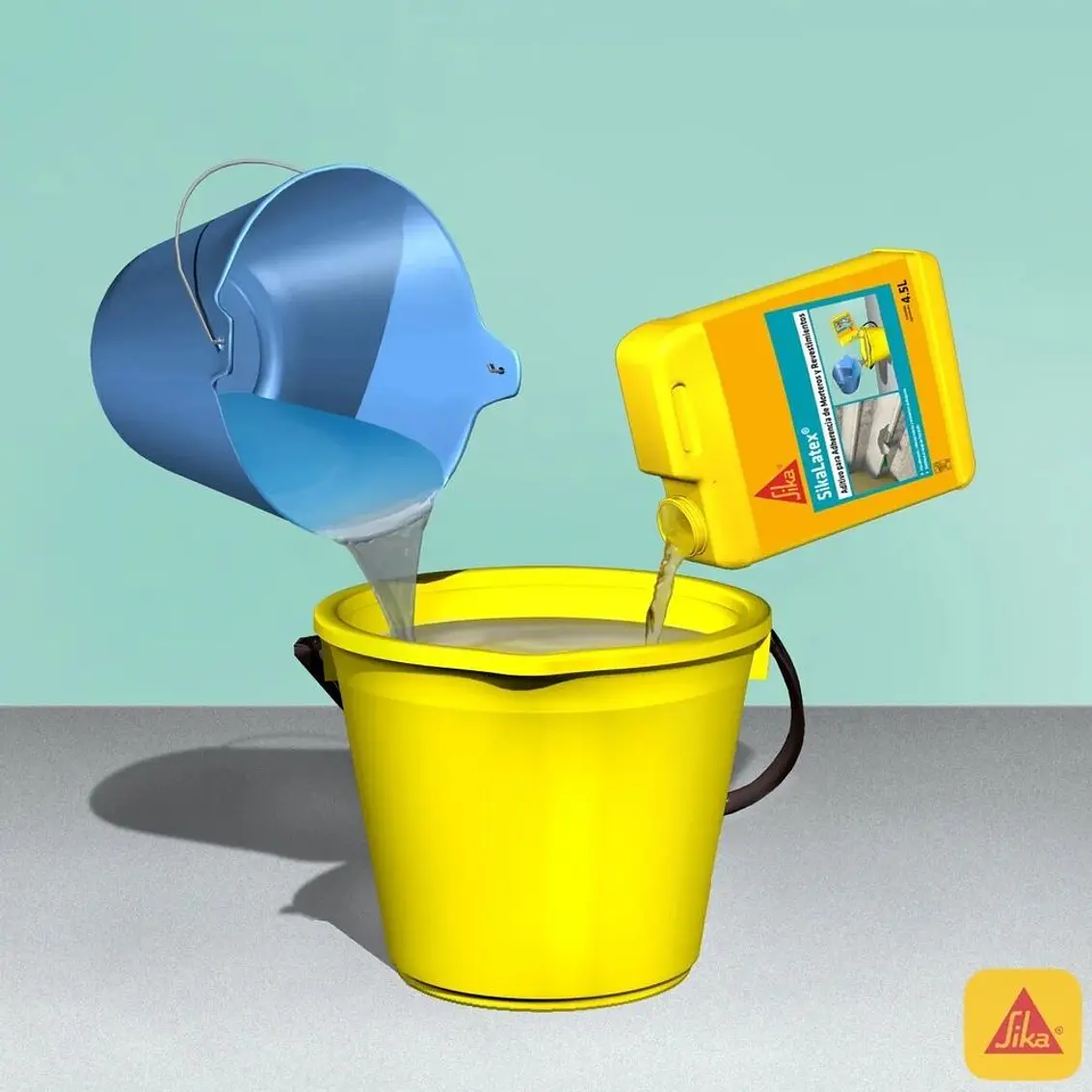 Sika Latex Tineta 18 Kgs. 4