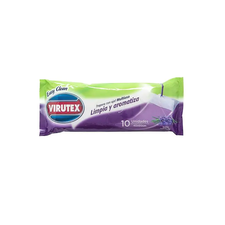 Trapero Desechable Virutex Lavanda10 Und 1