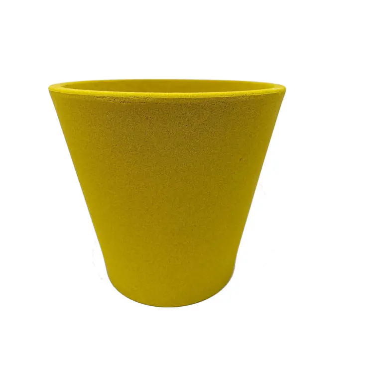 Macetero Bio Arena Alto Mostaza 1