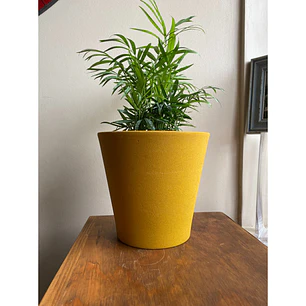 Macetero Bio Arena Alto Mostaza