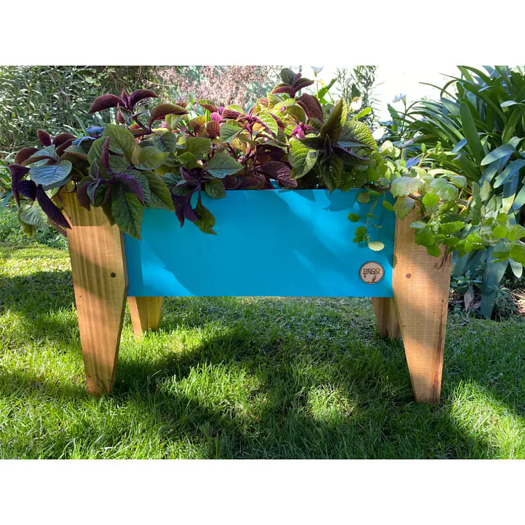 Macetero Para Huerto 60X30X32 Turquesa 3