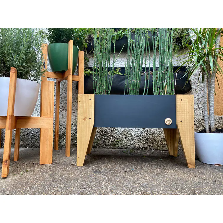 Macetero Para Huerto 60X30X32 Grafito 3