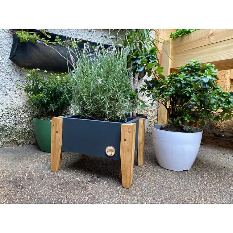 Macetero Para Huerto 40X26X32 Grafito 3