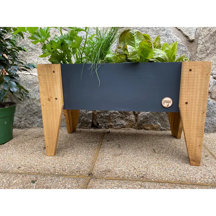 Macetero Para Huerto 60X30X32 Grafito 4