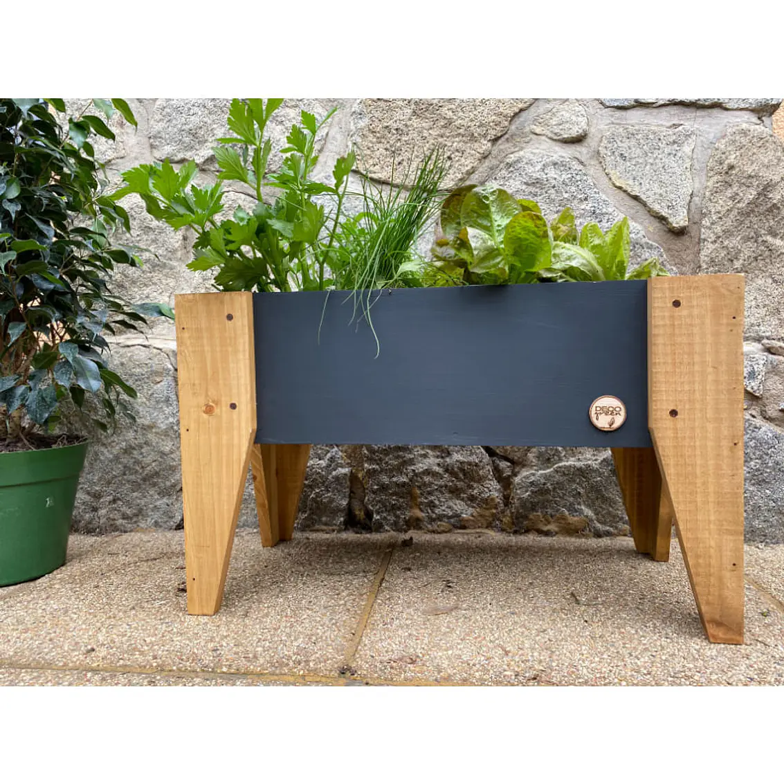 Macetero Para Huerto 60X30X32 Grafito 5