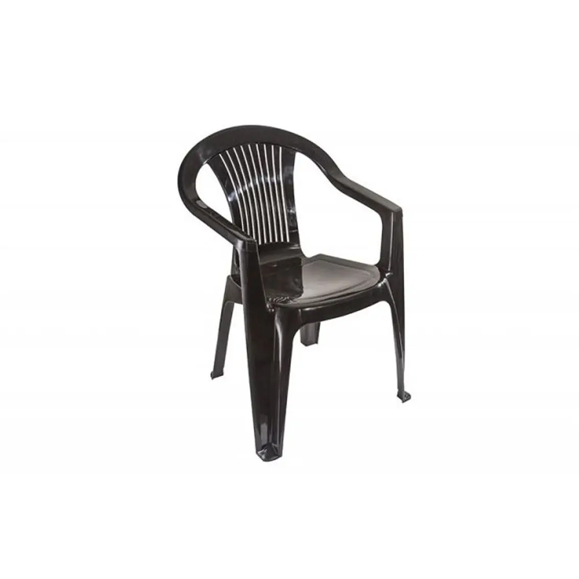 Silla Milan Negra C/Brazos 1