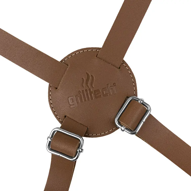 Pechera Cuero Asador Master Black Grilltech 10