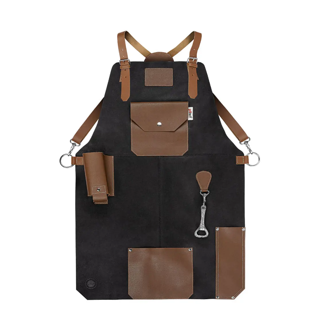 Pechera Cuero Asador Master Black Grilltech 13