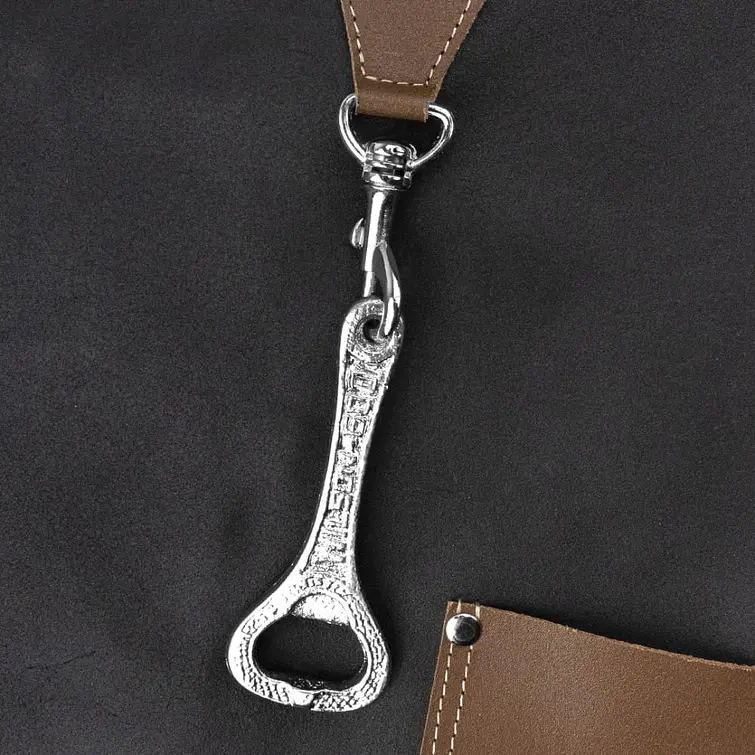 Pechera Cuero Asador Master Black Grilltech 14