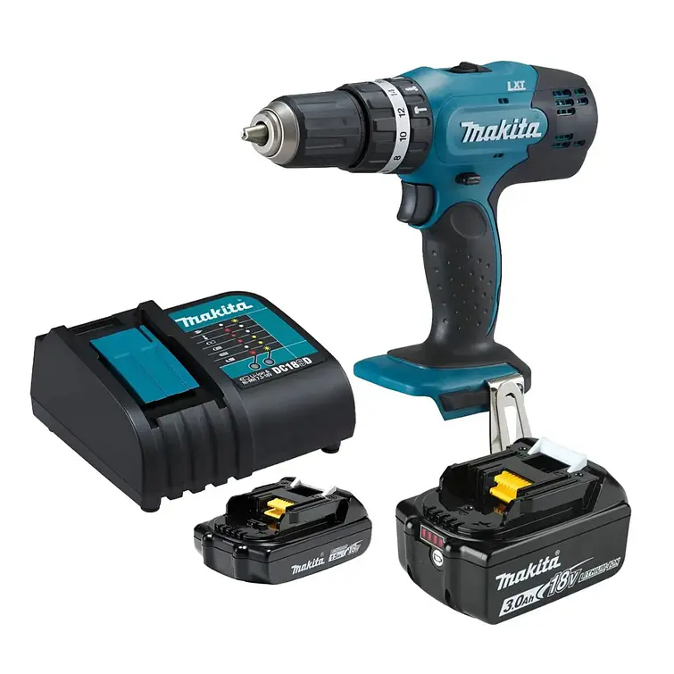 Kit Taladro 13Mm +Bl1815+Cargador+Bat 3Ah Regalo 4