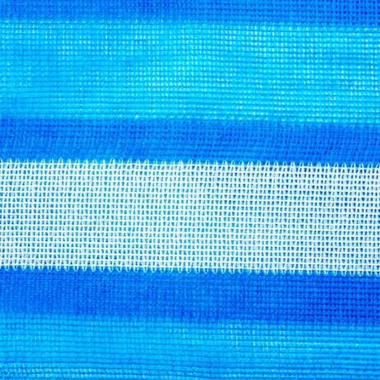 Malla Rachel Franj. 80% Azul/Blanco  2.10 X 5 Mts 2