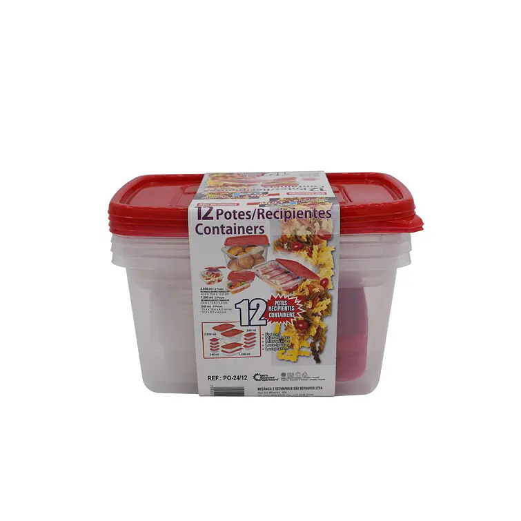 Set Recipiente 12Und Plastico 3