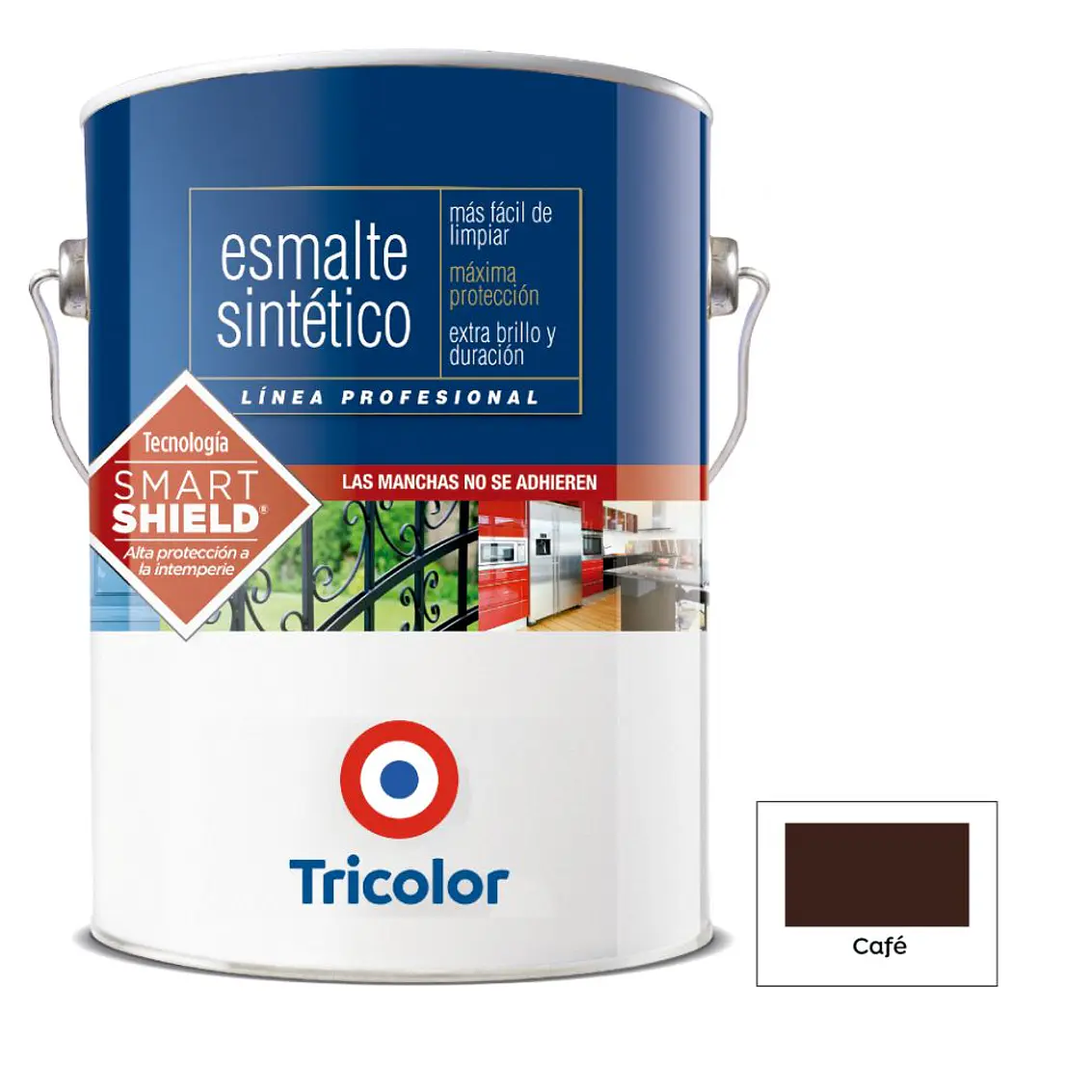 Esmalte Sintetico Tric. Gl. Cafe 1