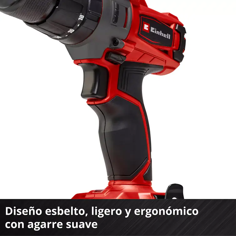 Taladro Inalambrico Einhell Te-Cd 18/2 Li+ Accesorios + 2 Bateria 2.0 Ah 8
