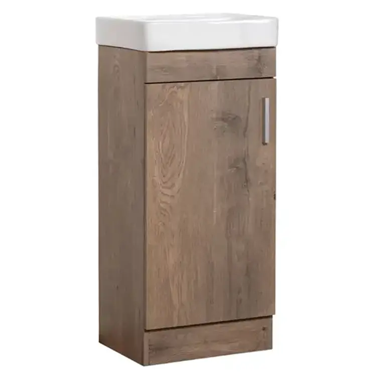 Kit Mueble Claire 40 Lenga + Cubierta Blanche 2