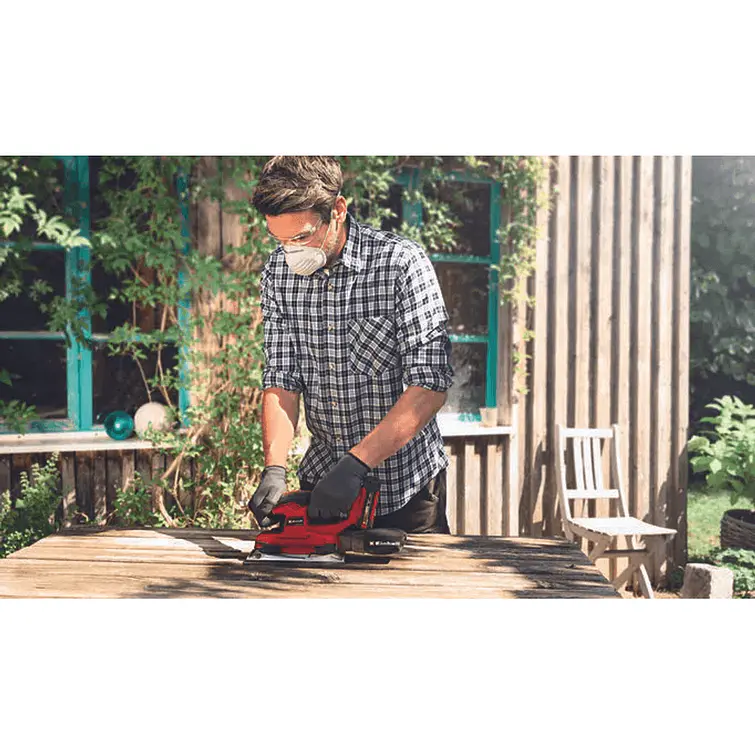 Lijadora Orbital Inalambrica Einhell Te-Os 18/230 Li Solo 7