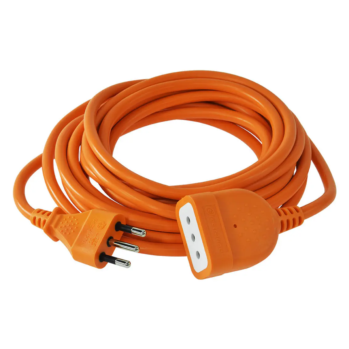 Alargador Simple 5 Mt 2P + T 10A Naranjo 1