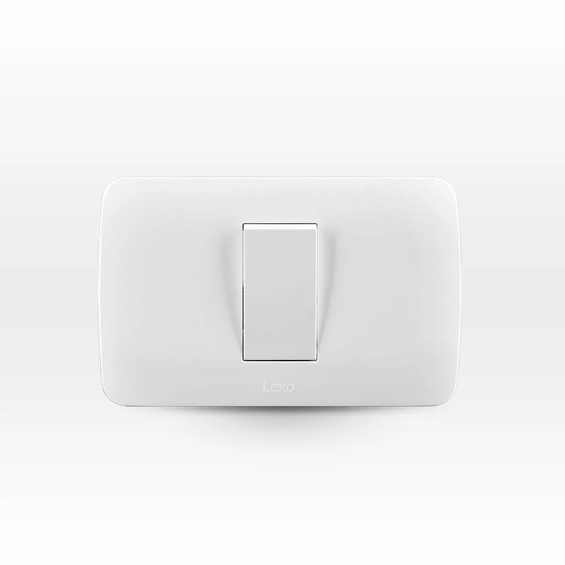 Interruptor Simple 9/24 10A 250V Blanco Armado 1