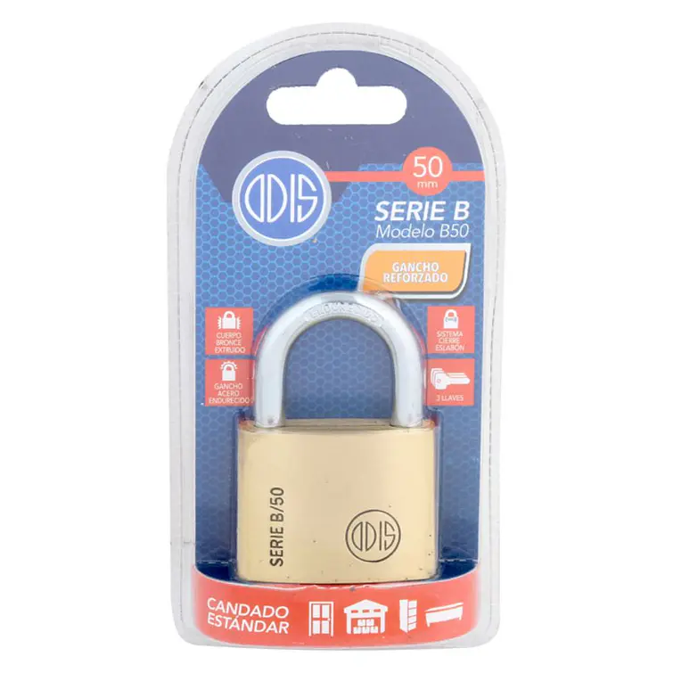 Candado Odis Serie B50 50Mm / Caja 2