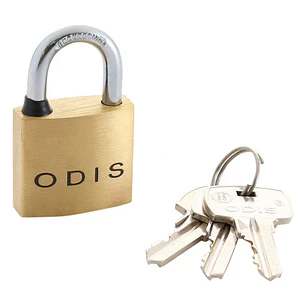 Candado Odis Bronce Liso 130 30Mm. Display