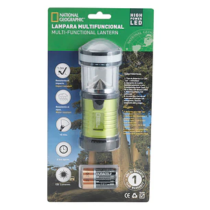 Lampara Portatil Verde Camping