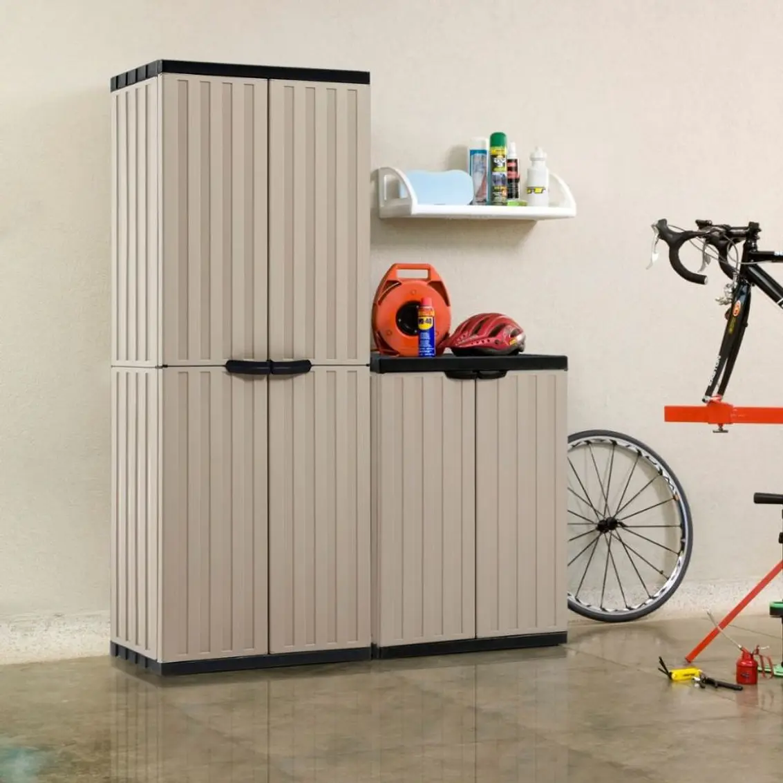 Armario Plastico Multiuso Café Claro Rimax 2