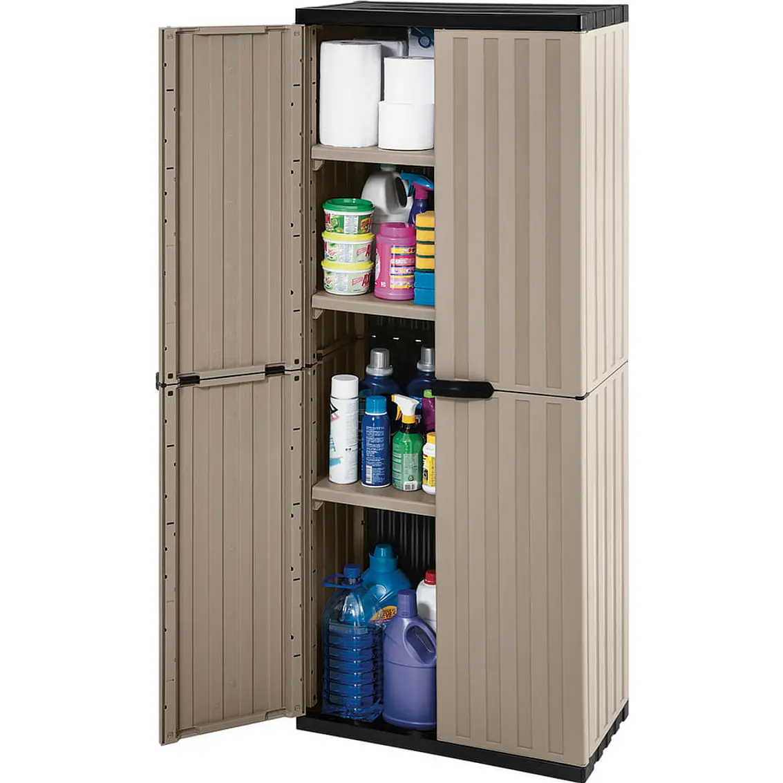 Armario Plastico Multiuso Café Claro Rimax 3