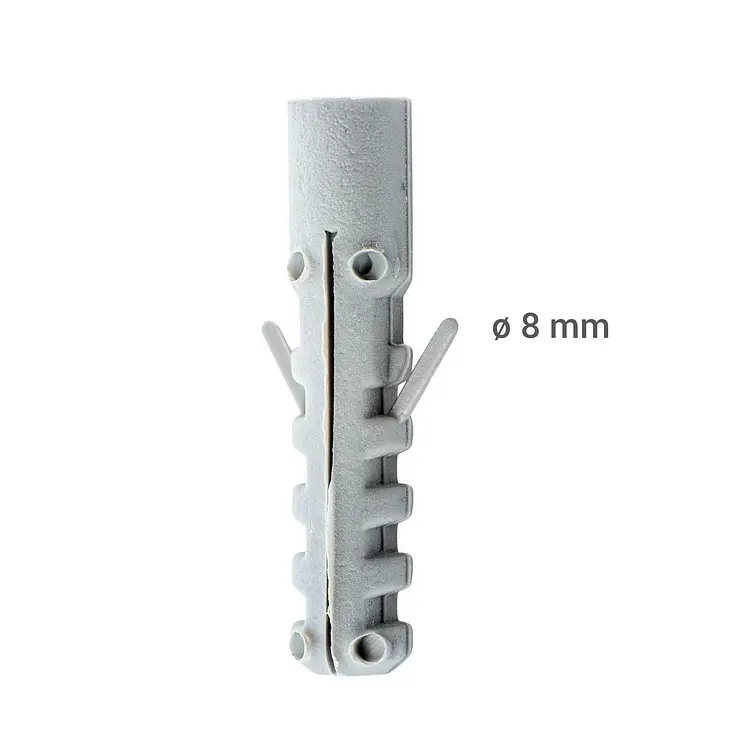 Tarugo Tipo Fischer 8 Mm Bolsa 100 Und 1