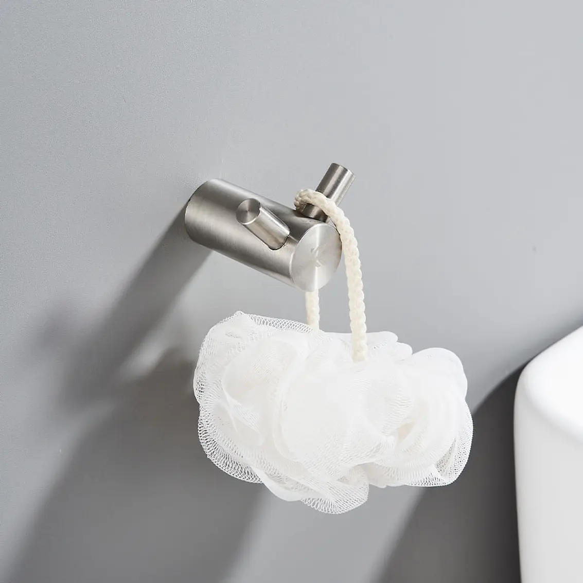 Percha Baño Doble Brushed 2