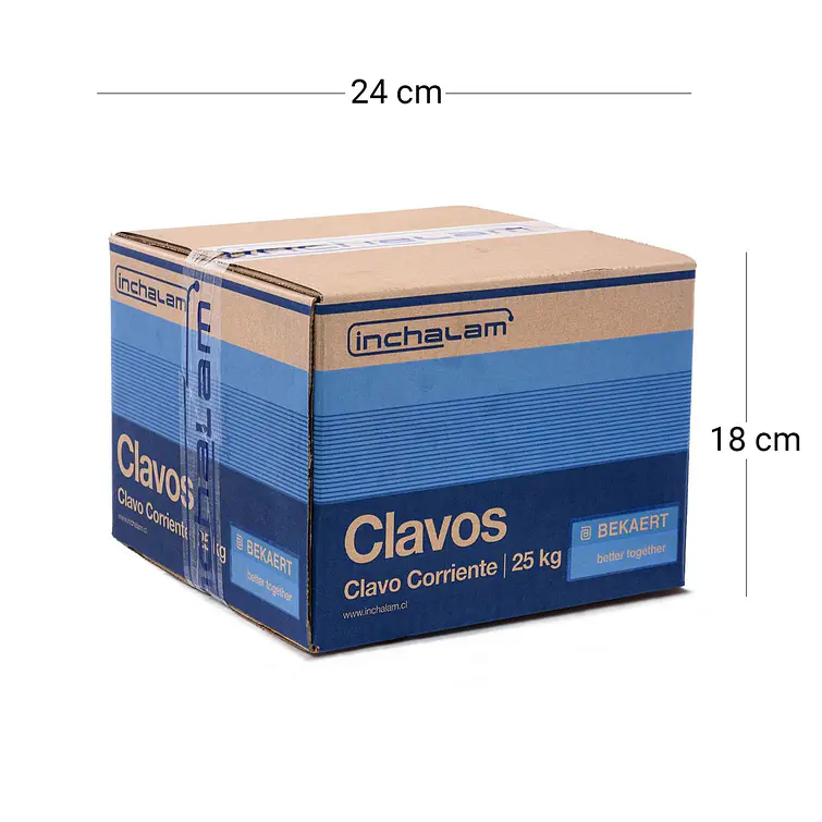 Clavos  1 1/2 Caja 25 Kg. (Clcte0400220003) Inchalam 6