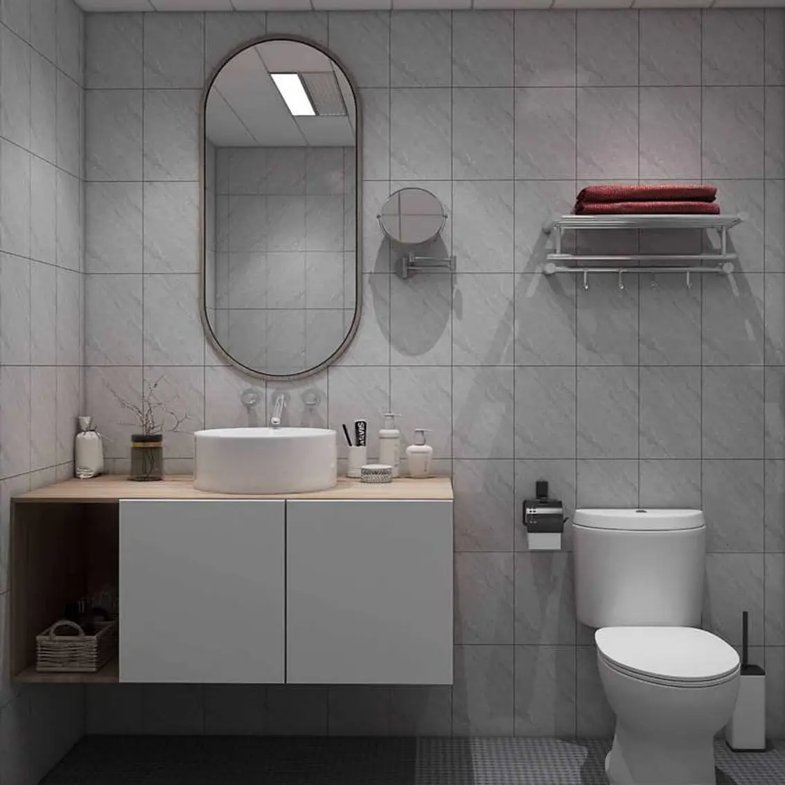 Ceramica Rohoi 20X30 Blanca/Marmoleada Gris Muro [1,5M2 X Caja] 4